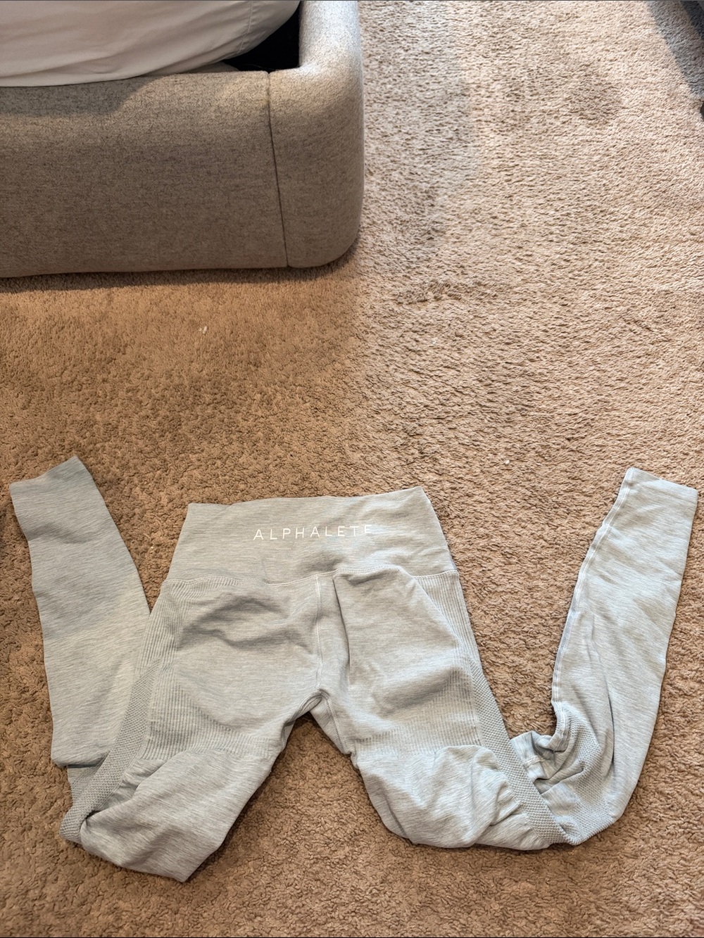 Alphalete Light Gray Seamless Leggings